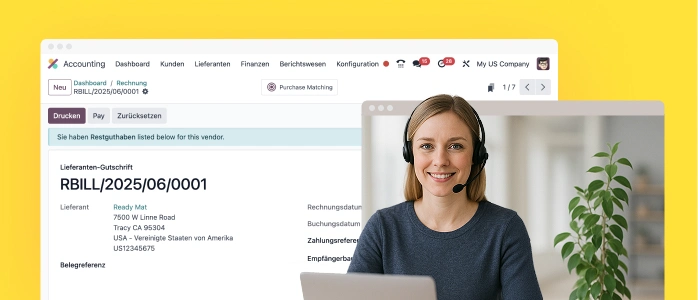 Odoo Support, ERP Support, Odoo Partner Deutschland, Accounting Modul, Kundenservice