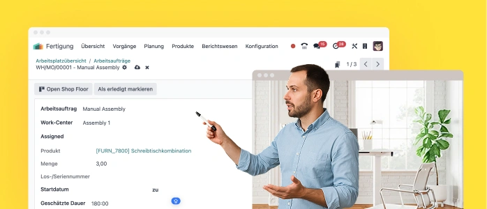 Odoo Schulung, Odoo Training, ERP Weiterbildung, Fertigung, Odoo Partner Deutschland