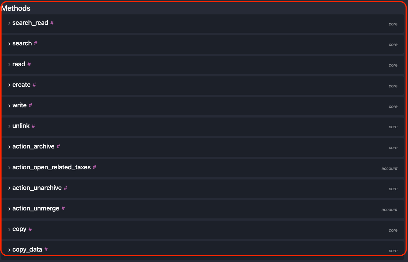 odoo benutzerdefinierte modelle, odoo 19 api dokumentation, odoo eigene module
