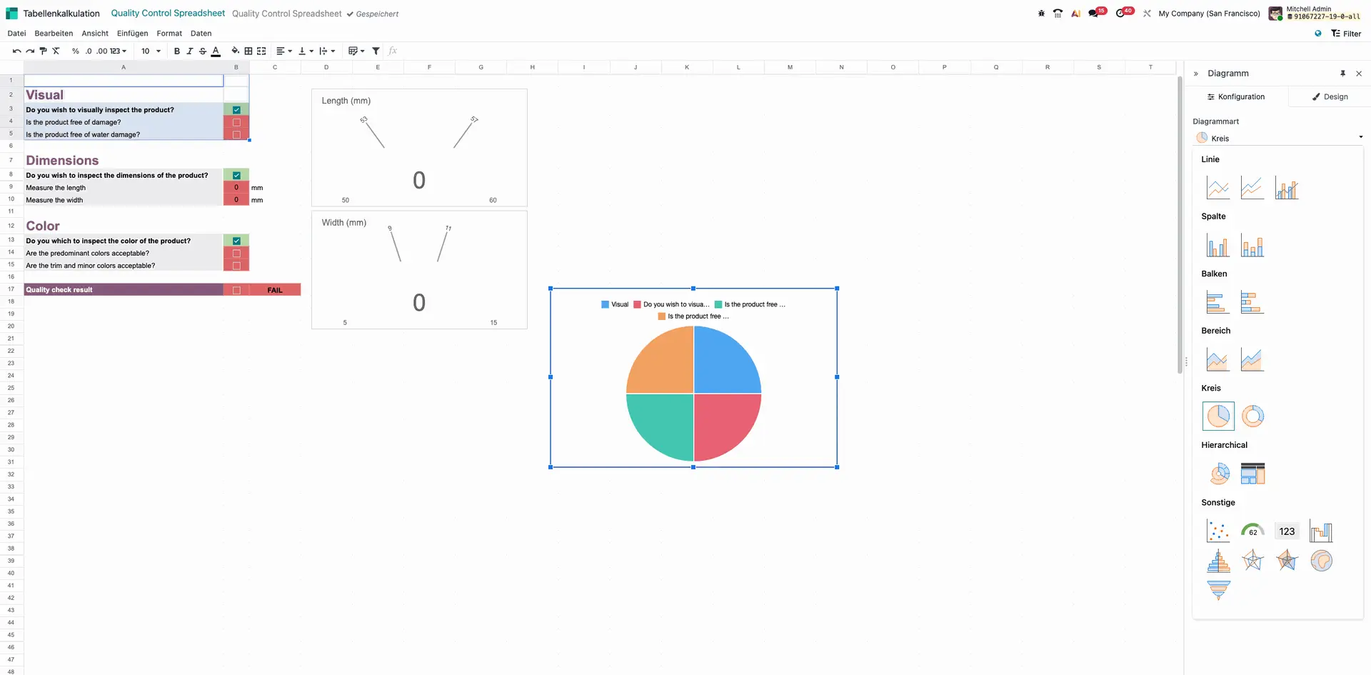 Odoo 19 Spreadsheet, Tree Map, Funnel Charts, Geo Charts, Reporting