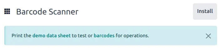Demo-Barcodes, Drucken, Schulung, Test, Onboarding, Barcode-App