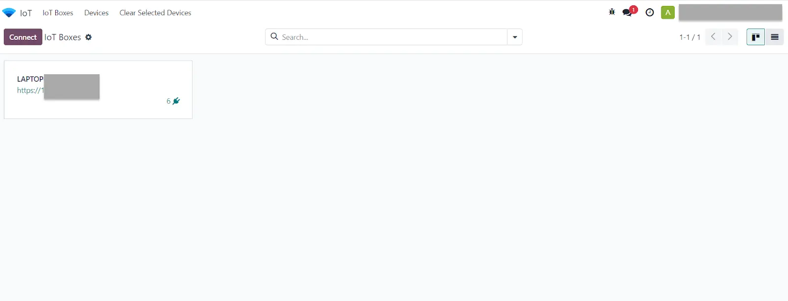 Alle verbundenen Geräte werden automatisch erkannt und übersichtlich im Odoo Dashboard angezeigt Odoo IoT Geräteerkennung, Automatische Geräteanzeige, Windows IoT Driver, Odoo Dashboard