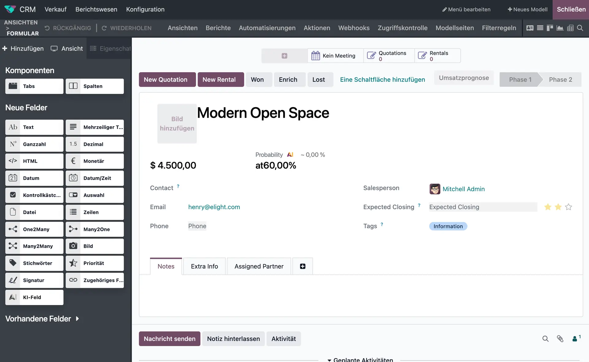 Odoo Customizing, ERP Anpassung, Open Source, Workflows, Branchenprozesse
