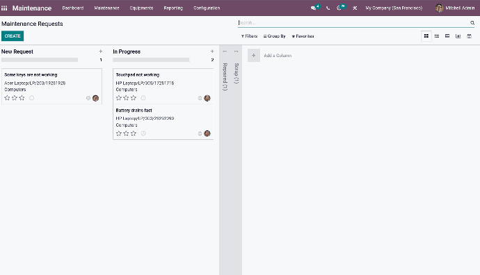 Odoo Wartungsapp Odoo Wartungsapp