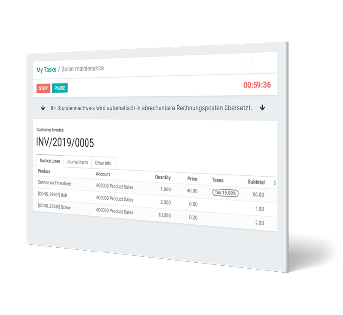 Odoo Timesheets Odoo Timesheets