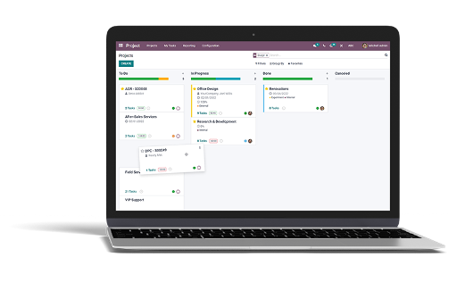 Odoo Außendienst Ansicht Odoo Außendienst Ansicht