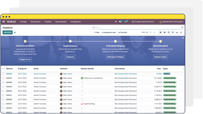 bloopark Agustin - Fragen Sie einen Experten über Odoo