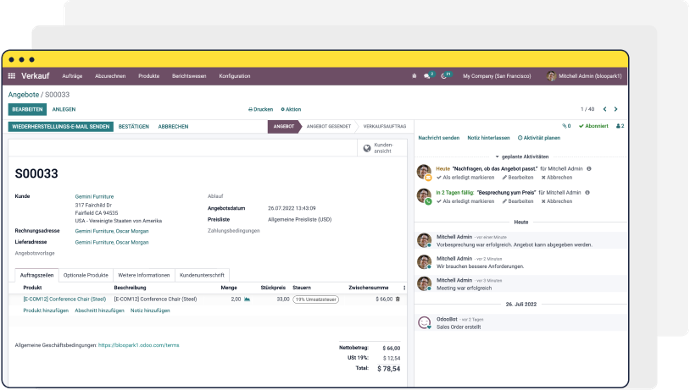 bloopark Agustin - Fragen Sie einen Experten über Odoo