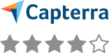 4,2 Sterne Bewertung von Odoo auf Capterra 4,2 Sterne Bewertung von Odoo auf Capterra