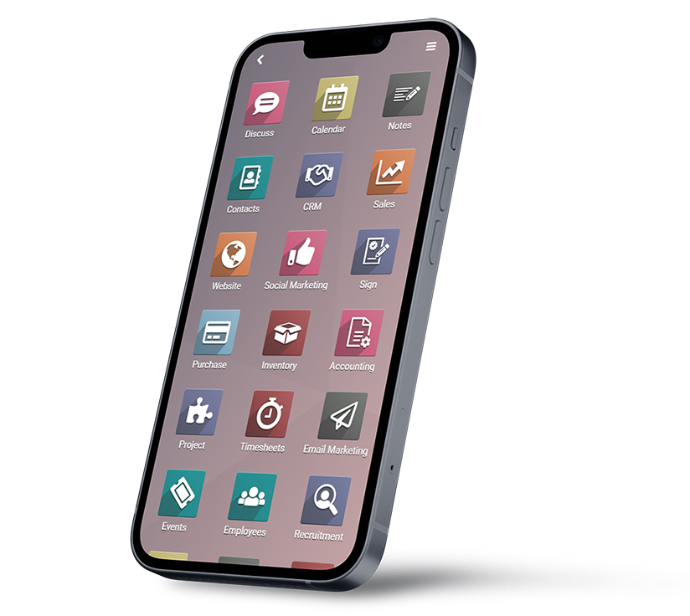 Odoo ERP als Webbrowser mobil auf Ihrem Smartphone Odoo ERP als Webbrowser mobil auf Ihrem Smartphone